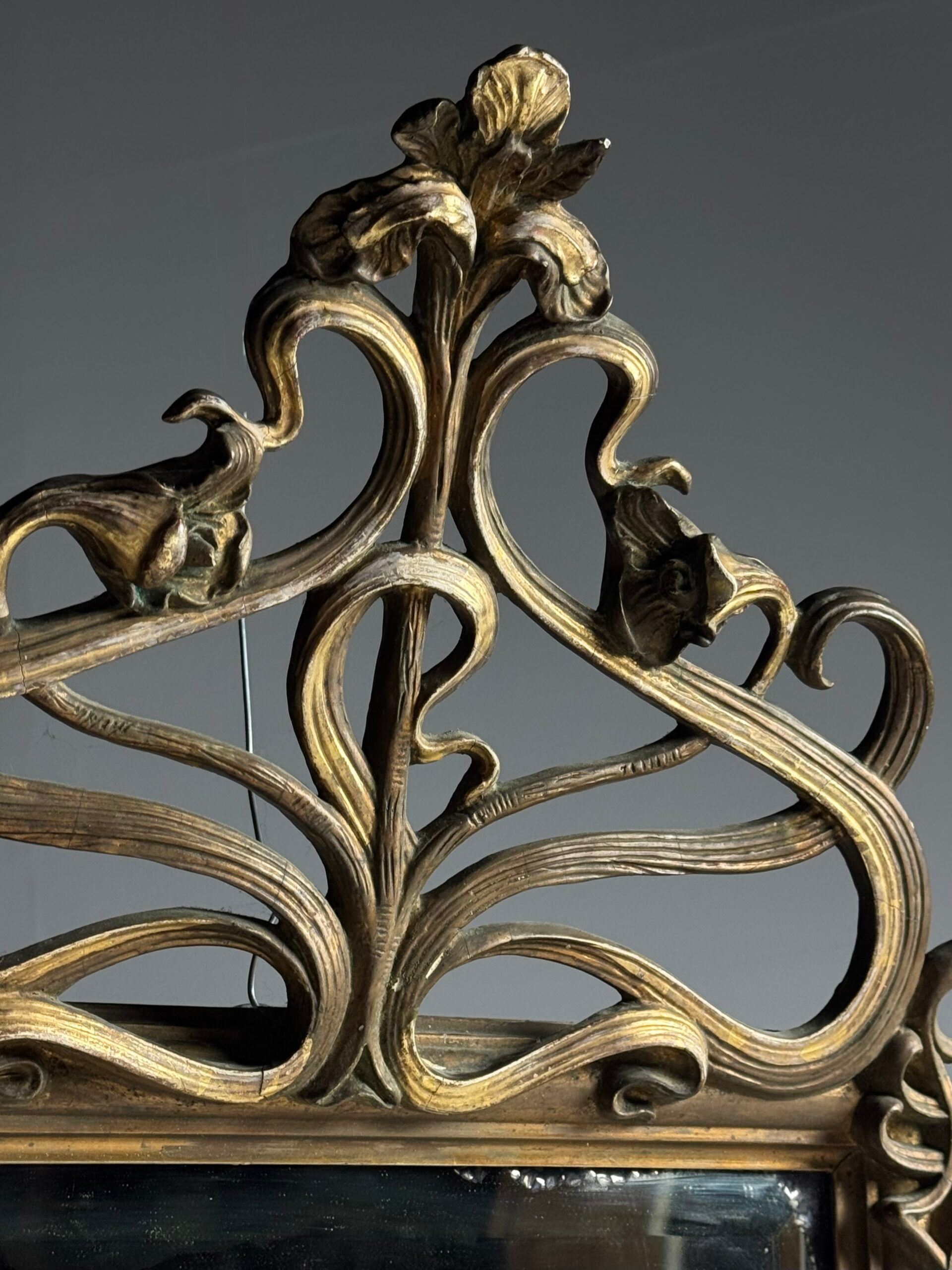 Miroir Art Nouveau vers 1900