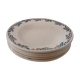 Assiettes en faïence houx