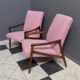 Pink Boucle Jiri Jiroutek chairs 1960s