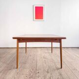 Table à manger danoise Mid-Century Modern en teck, Danemark, années 1960