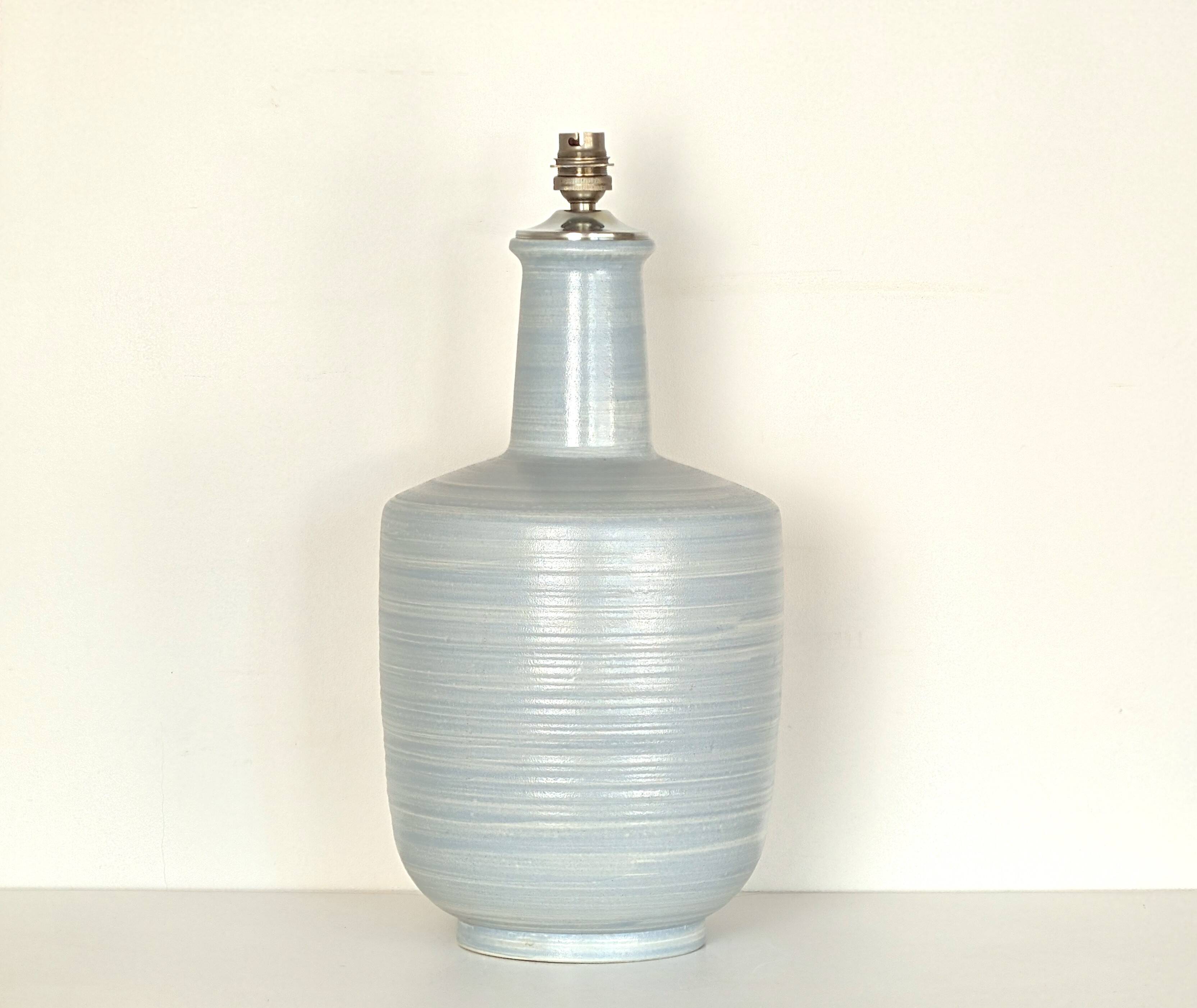 Pied de lampe en céramique