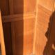 Armoire moderniste en chêne massif 1950
