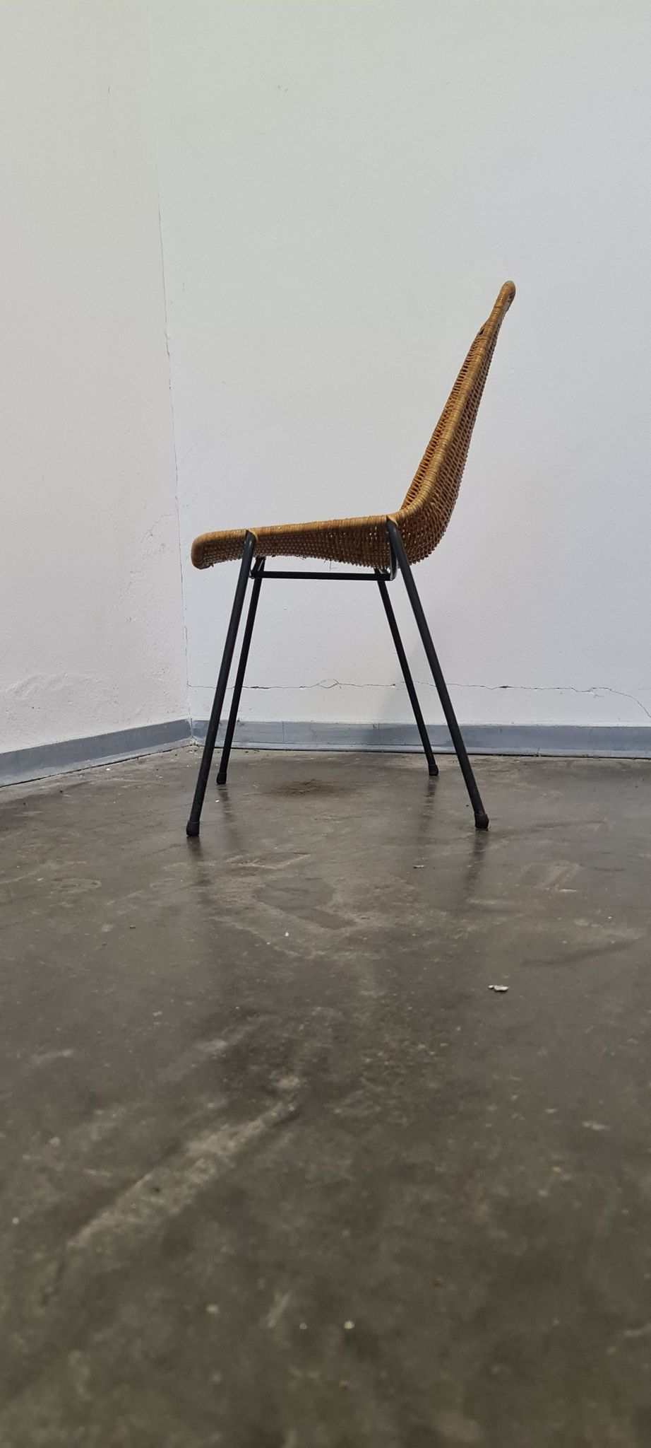 Wicker chair 1950