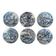 Gien porcelain plates, hunting scenes