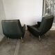 Paire de fauteuils vintage années 50, Guy Besnard,