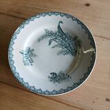 6 old Terre de fer flat plates