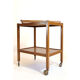 Light wood service and removable top from the 60s and 70s.