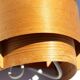 Hans-Agne Jakobsson wall lamp in pine veneer V155 - Sweden, 1960s