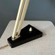 Vintage black flexible desk lamp by Hala, Bauhaus style