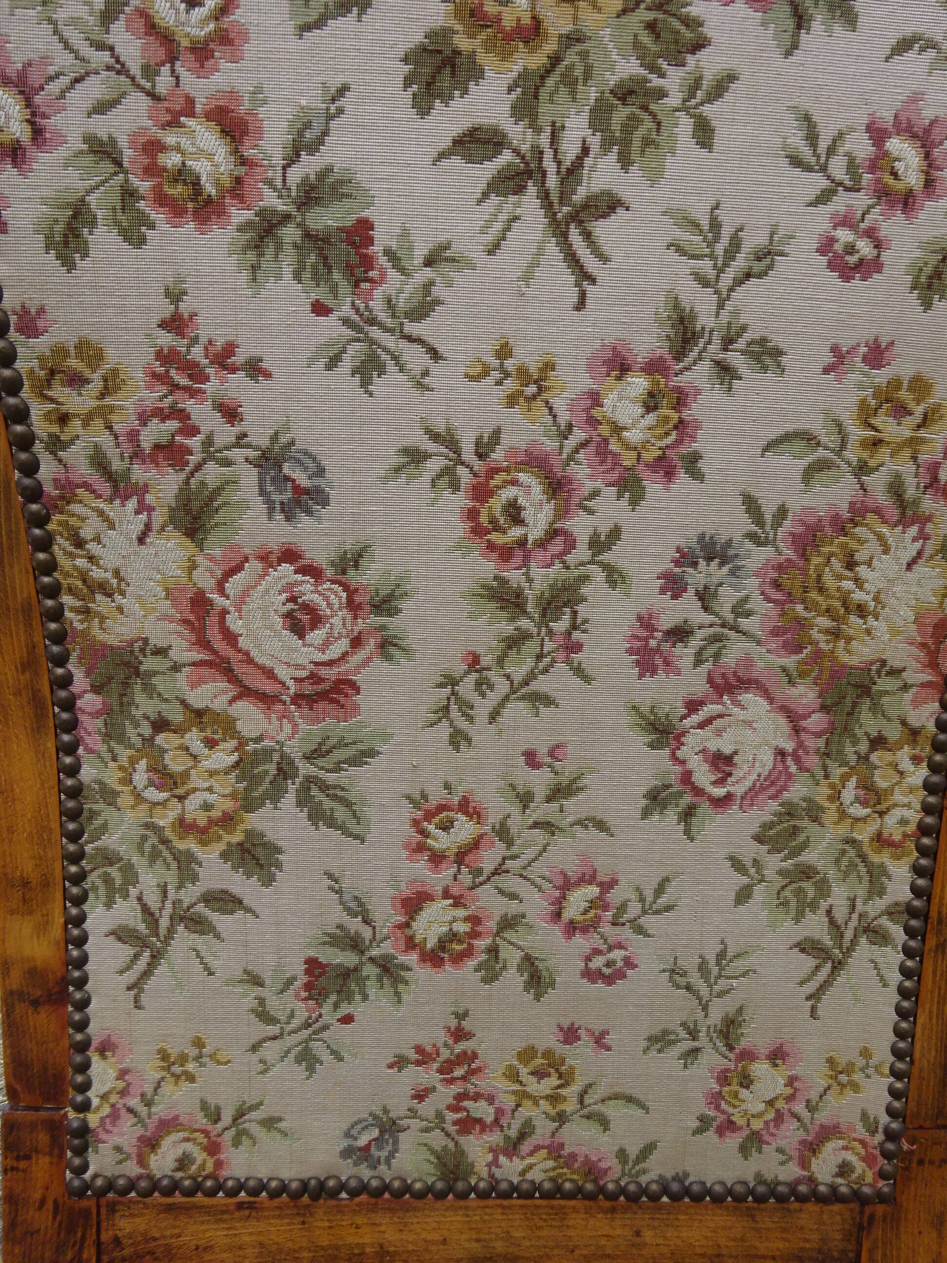 Antique Voltaire armchair with 4-position reclining backrest