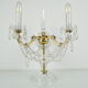 Mid-century Crystal Glass Table Lamp  by kamenicky Senov,1960's.