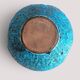 Turquoise ceramic fruit bowl by Charles Cart Vallauris, circa the 1960s.