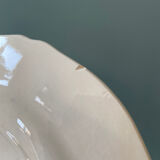 Set of 7 flat plates in Gien earthenware, Delft décor