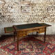 Flat mahogany desk Louis XVI XIX style Century