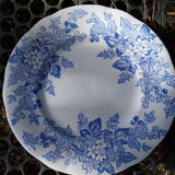 6 plates Sarreguemines Iron Land