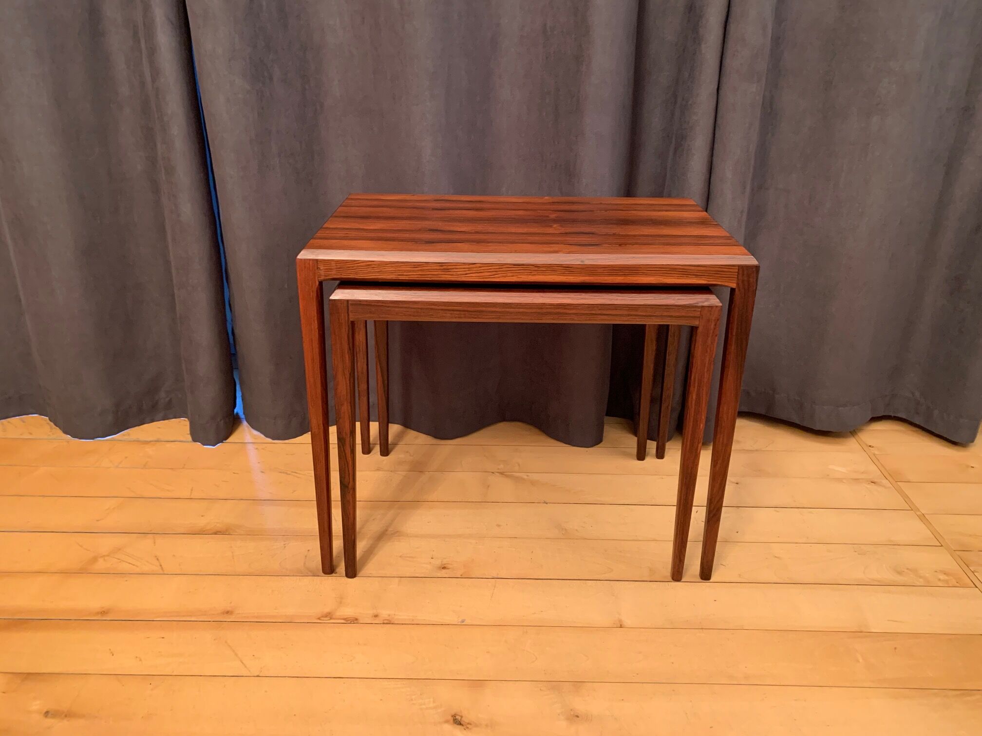 Paire de tables par Johannes Andersen, CFC Silkeborg, Danemark, années 1960