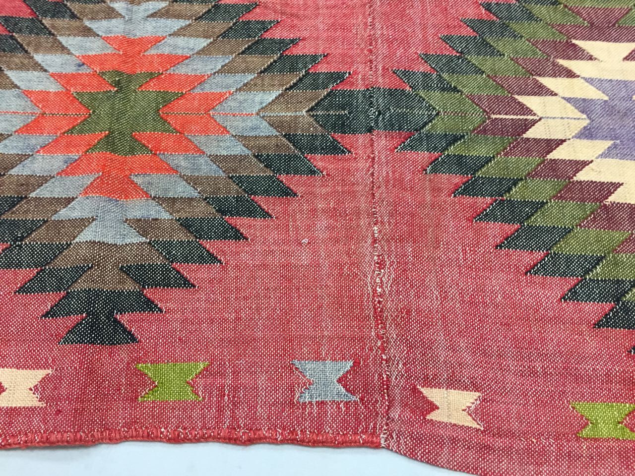 Turkish kilim rug 316x167 cm