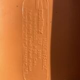 6 Grosfillex chairs from the 70s with orange shell.