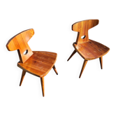 Ensemble de deux chaises par Jacob Kielland-Brandt pour I. Christiansen, 1960