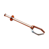 70s sugar " crab claw pusher handle chrome metal l