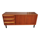 Sideboard teak and Scandinavian walnut