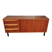 Sideboard teak and Scandinavian walnut