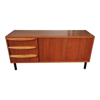 Sideboard teak and Scandinavian walnut