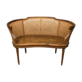 Sofa - Louis XVI cannage bench