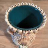 Vase decorated with shells 1940s