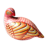 Mexican bird in signed papier-mâché, 70s