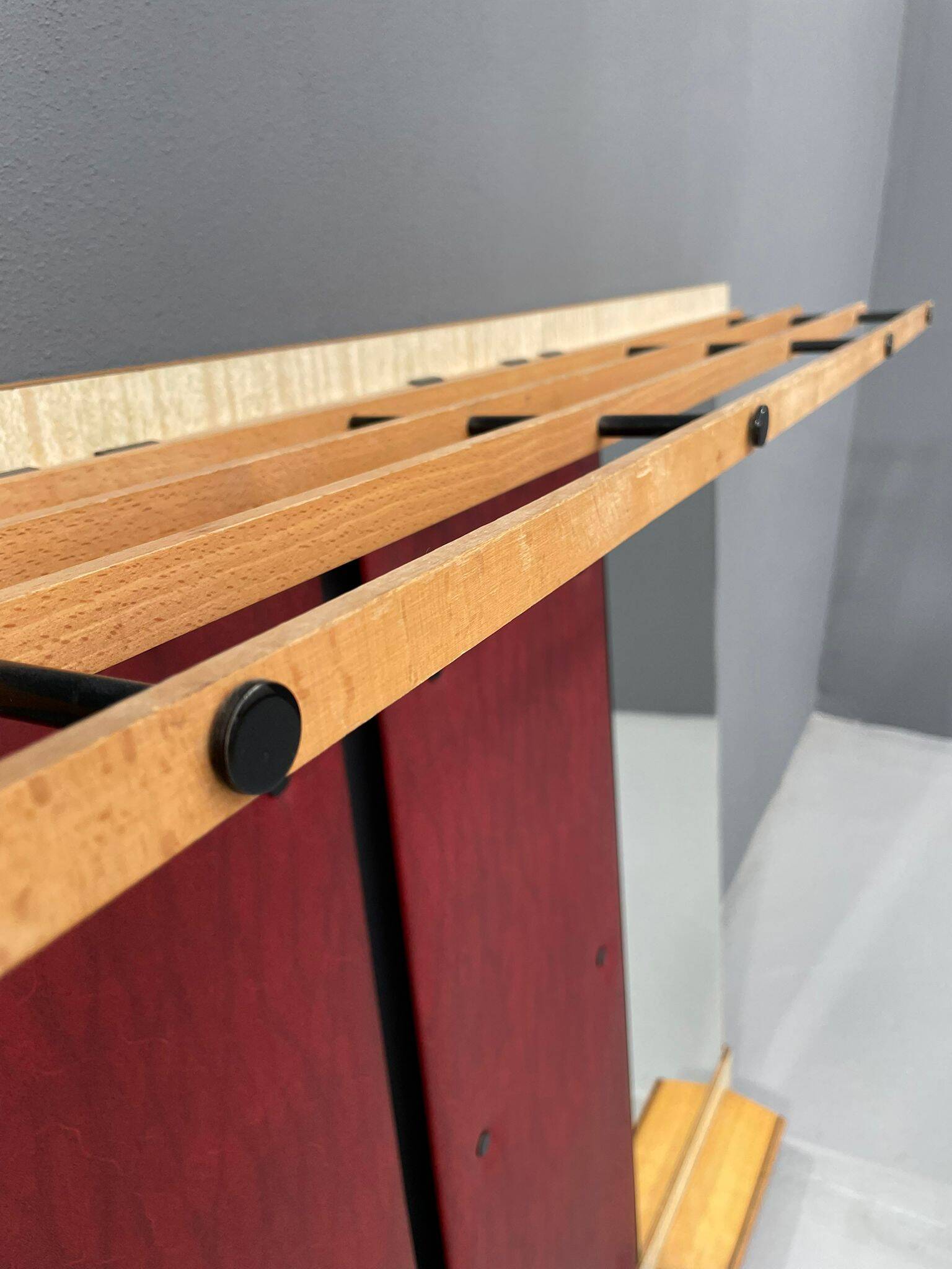 Vintage Wall-Mounted Hallway Panel with Hooks, Mirror & Shelf, 1960s