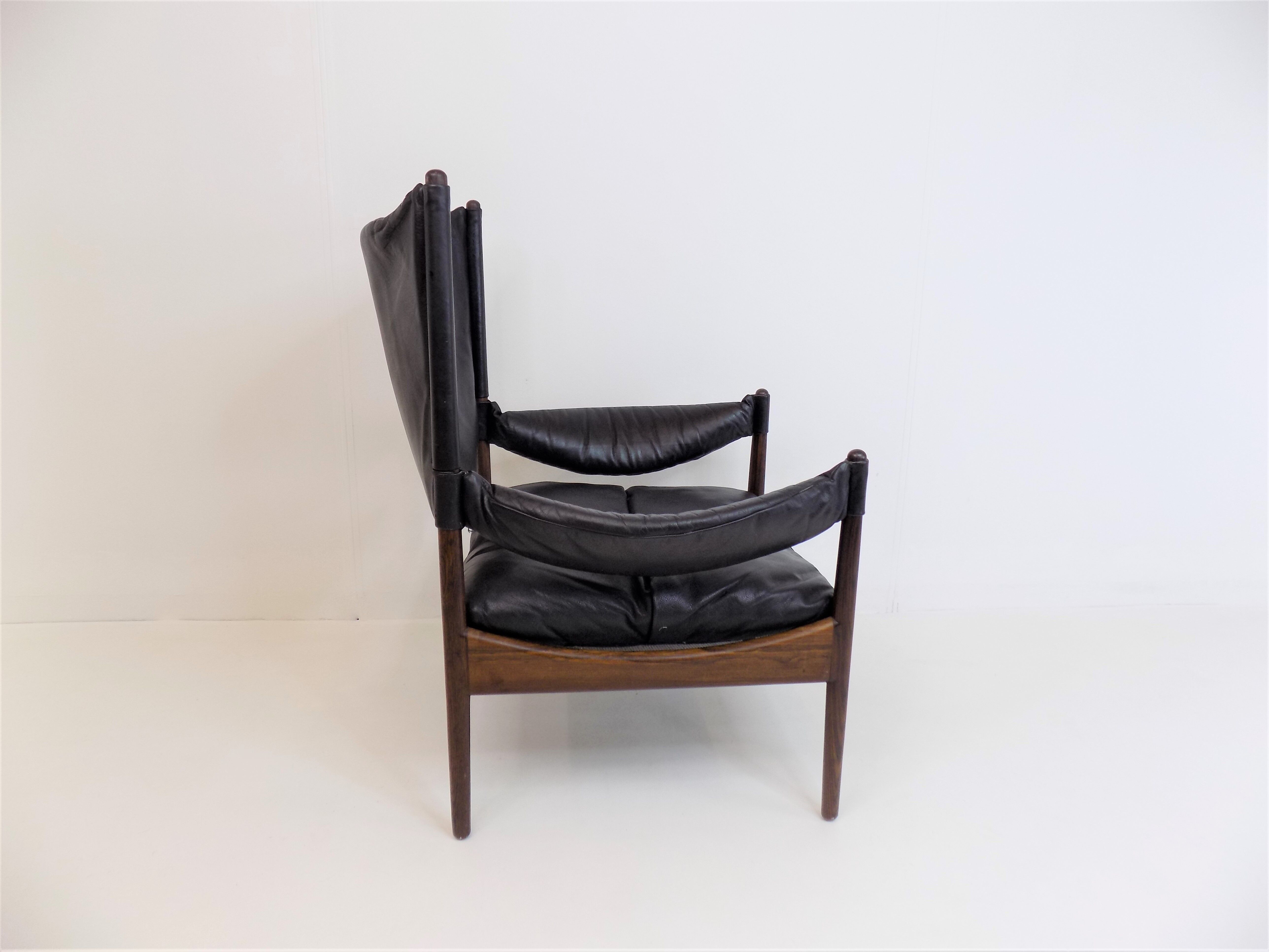 Ensemble de 2 fauteuils en cuir Modus pour Søren Willadsen, Kristian Vedel
