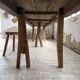Brutalist popular art table XXL 3.5m/4m pine and oak