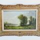 G. Mériot - Oil on panel "The Creuse at Bénévent"