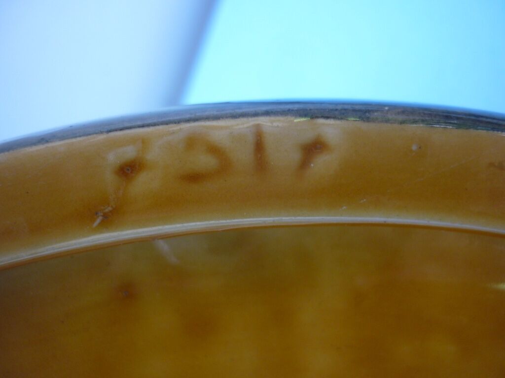 Ceramic cheese platter, 60/70s