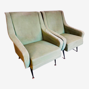 Two vintage armchairs Erton, 1950