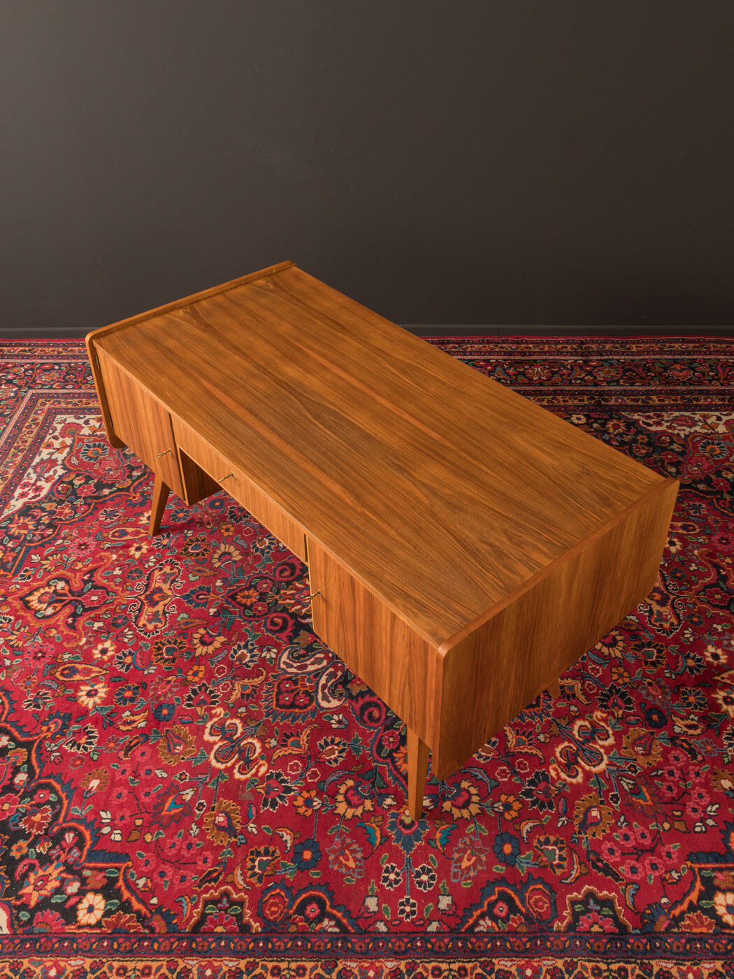 Walnut desk from the 1950s