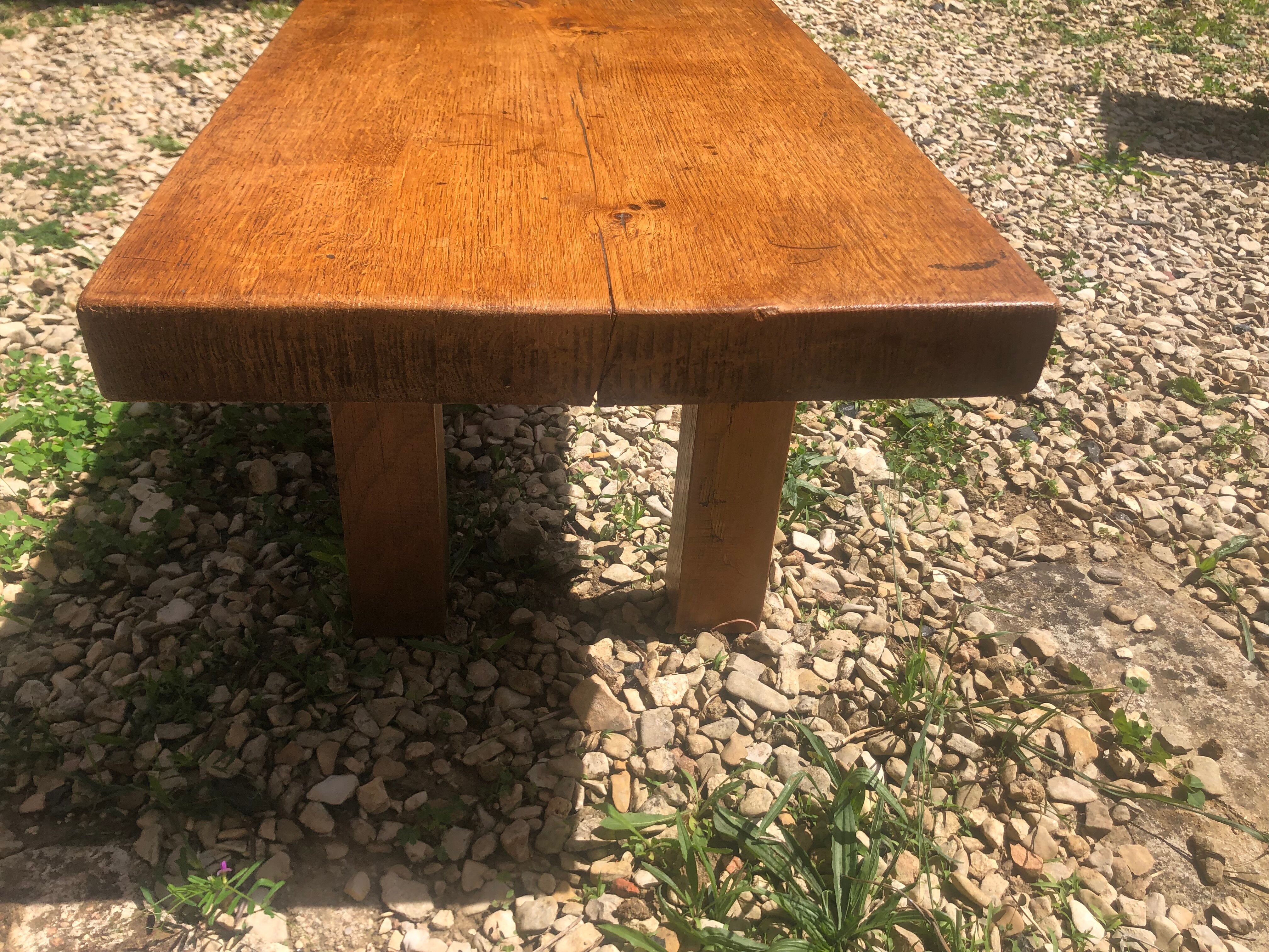 Wooden coffee table or bench