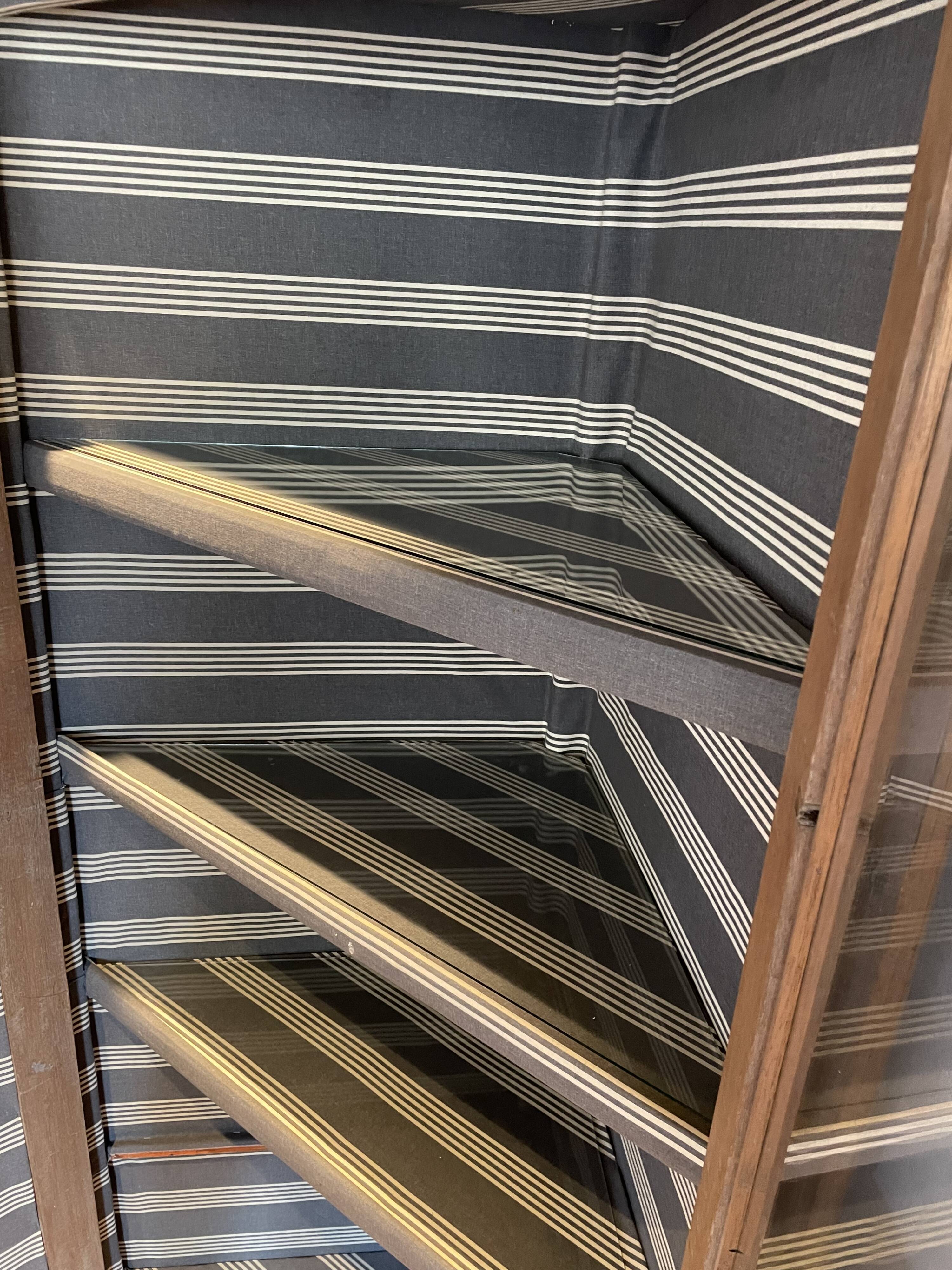 Oriental corner cabinet