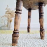 Wooden tripod plant holder