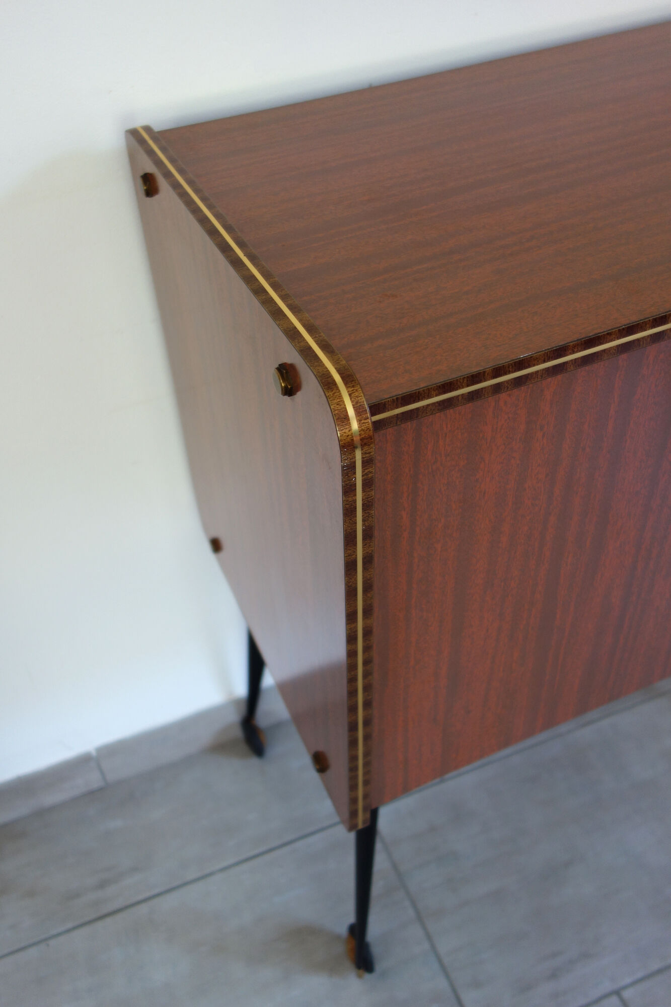 Furniture bar with wheels 60s