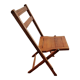 Wooden folding chair