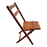 Chaise pliante en bois