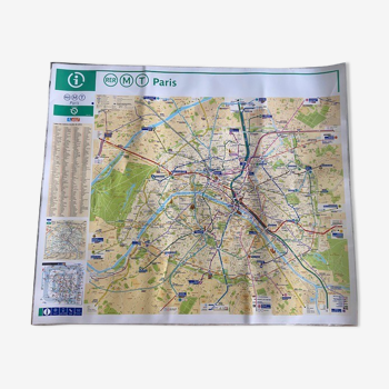 Plan de paris métro rer tramway ratp édition 2015