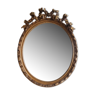 Miroir ruban ancien