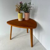 Vintage "bowwood" table in light wood