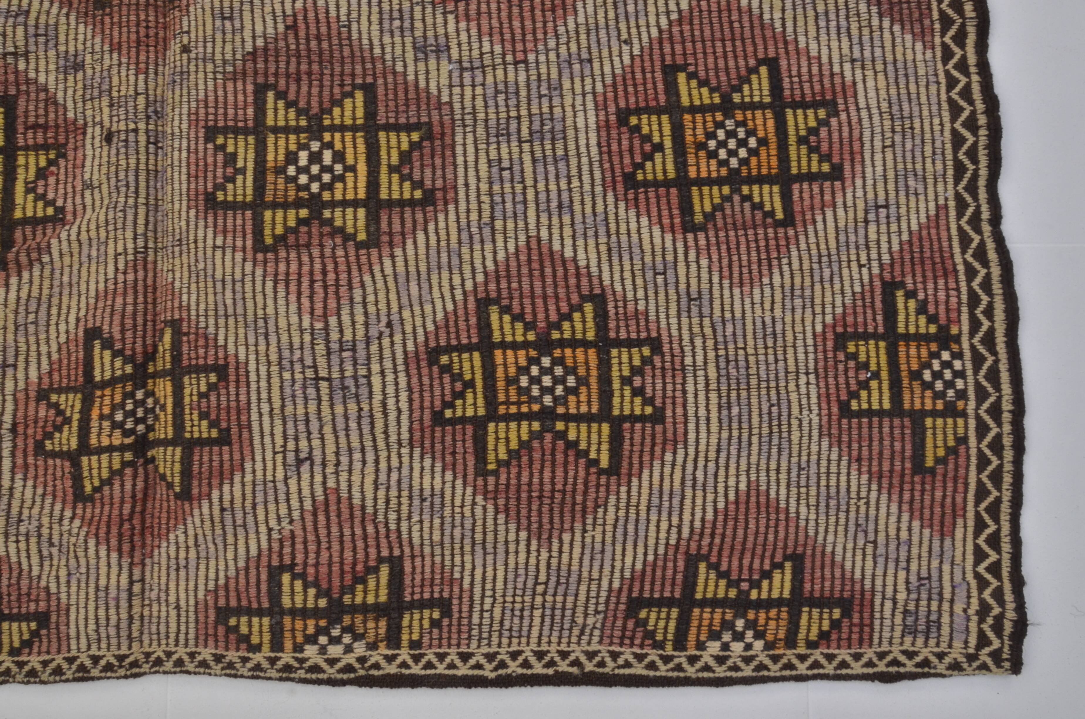 Geometric Anatolian Floor Kilim Rug sku 1656