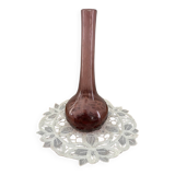 BIOT bubbled blown glass soliflore