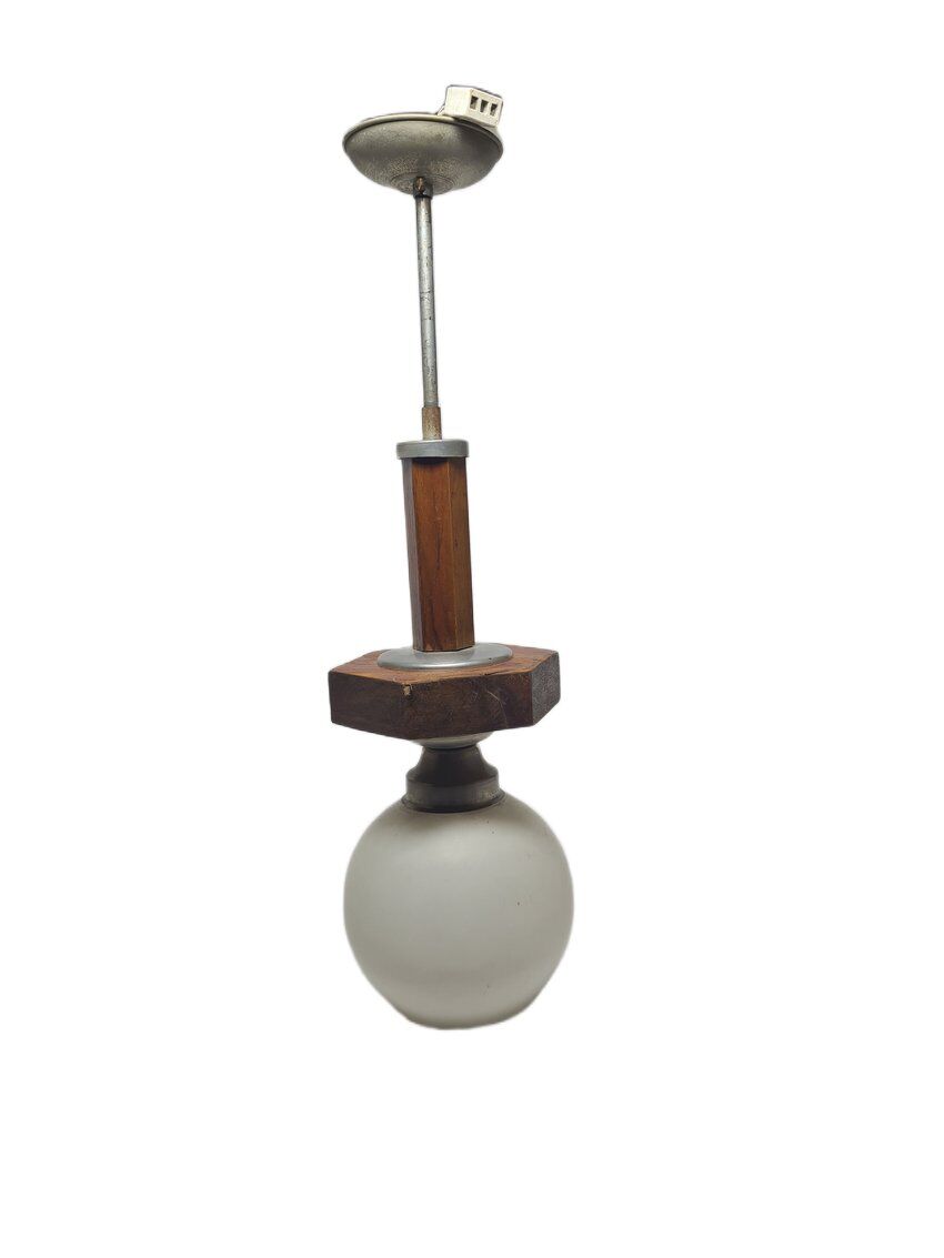 Art Deco pendant lamp, former Czechoslovakia, 1950s