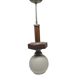 Art Deco pendant lamp, former Czechoslovakia, 1950s